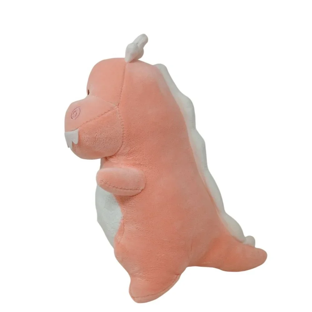 Cute Dinosaur Plush Toy Toothy Grin White Belly 10